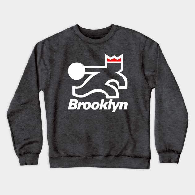 Vintage Bowling Brooklyn Crewneck Sweatshirt by Pop Fan Shop